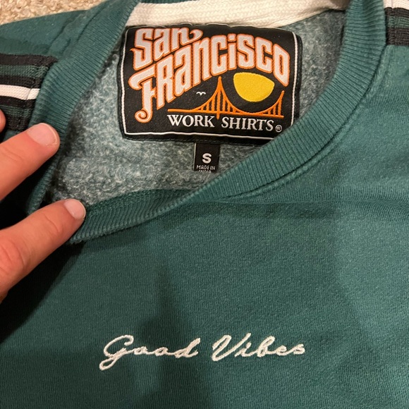 Green and black streetwear Crewneck - Picture 2 of 2